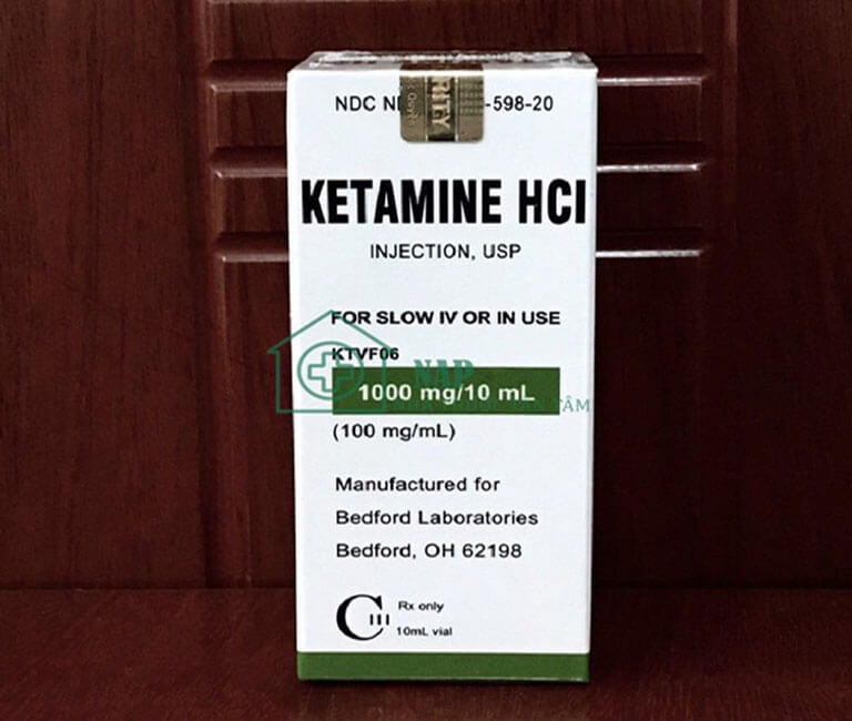 Thuốc mê Ketamine HCL dạng bột hàng nhập chất lượng được Nhà Thuốc NAP phân phối hàng chính hãng, sử dụng mang lại nhiều tiện ích tốt