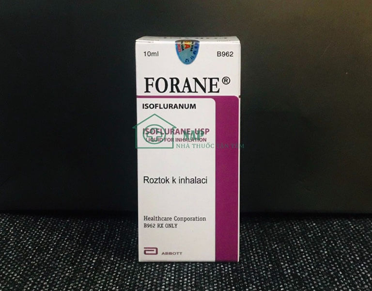 Thuốc mê dạng xịt Forane hàng chuẩn chính hãng, có tác dụng nhanh mạnh, sử dụng hiệu quả, gây ngủ nhanh chóng